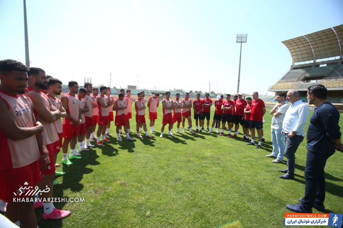 صدای درویش در تمرین پرسپولیس بلند شد/ تصمیمات عجیب و غریب در حال وقوع است