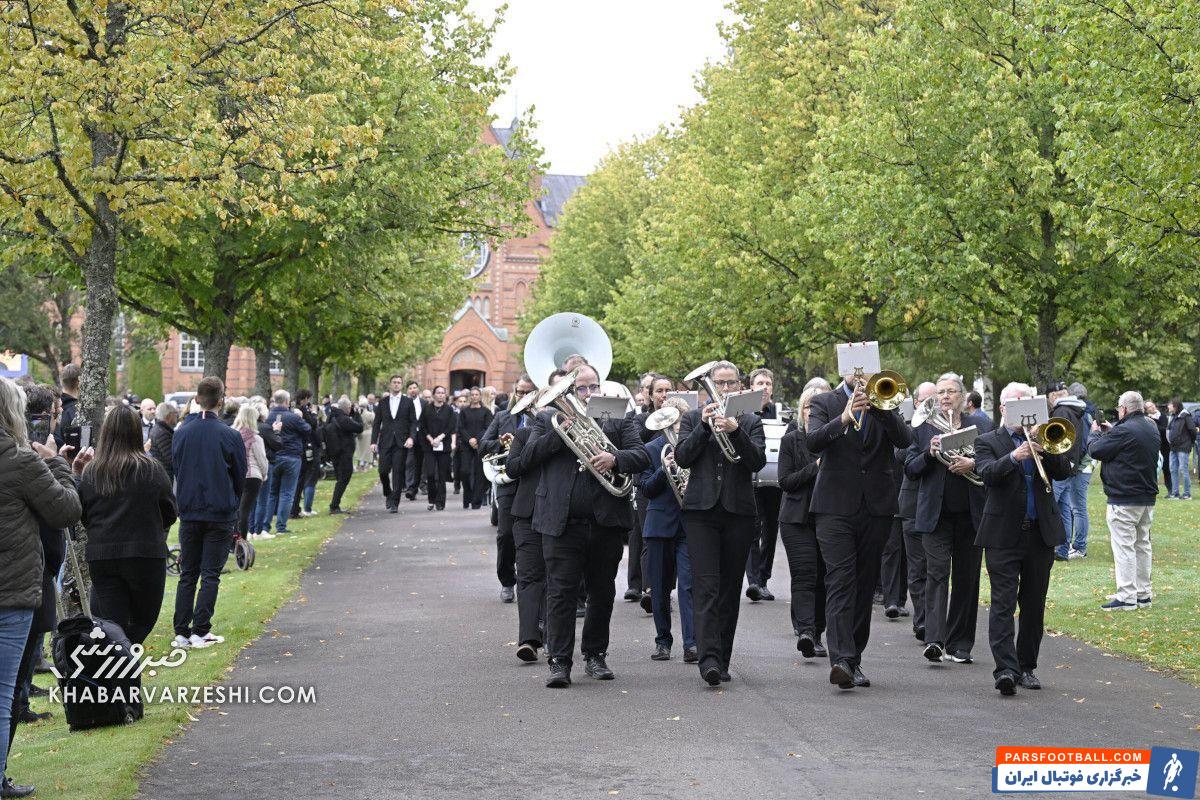 اشکهای دیوید بکام در مراسم خاکسپاری اسون گوران اریکسون +تصاویر