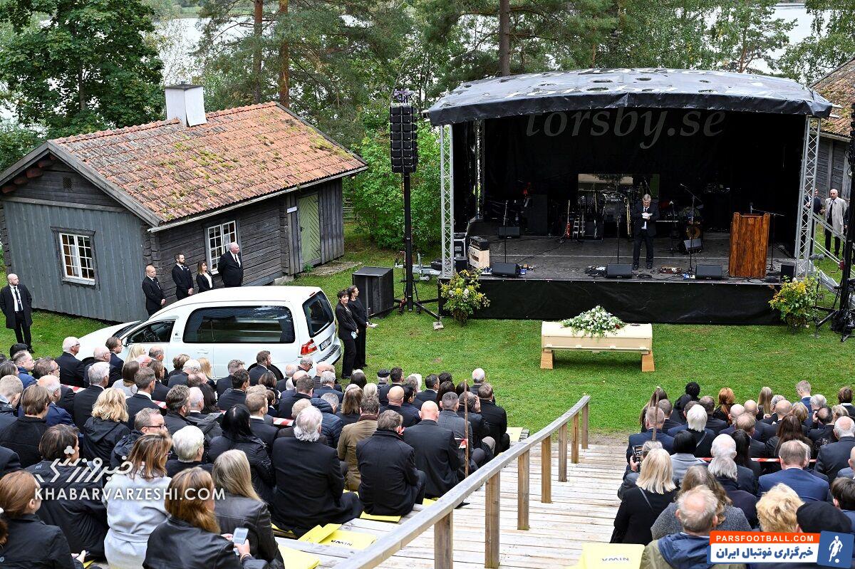 اشکهای دیوید بکام در مراسم خاکسپاری اسون گوران اریکسون +تصاویر