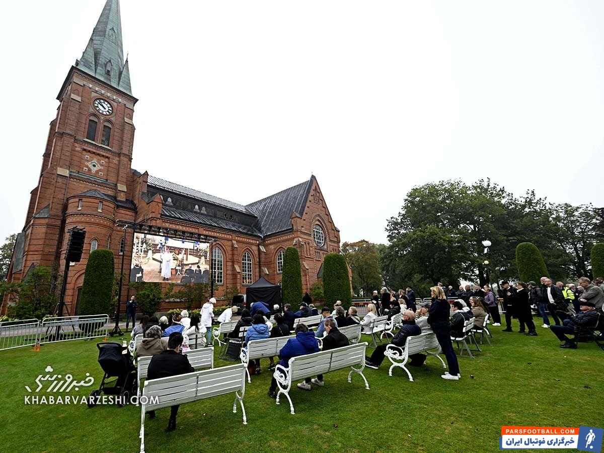 اشکهای دیوید بکام در مراسم خاکسپاری اسون گوران اریکسون +تصاویر