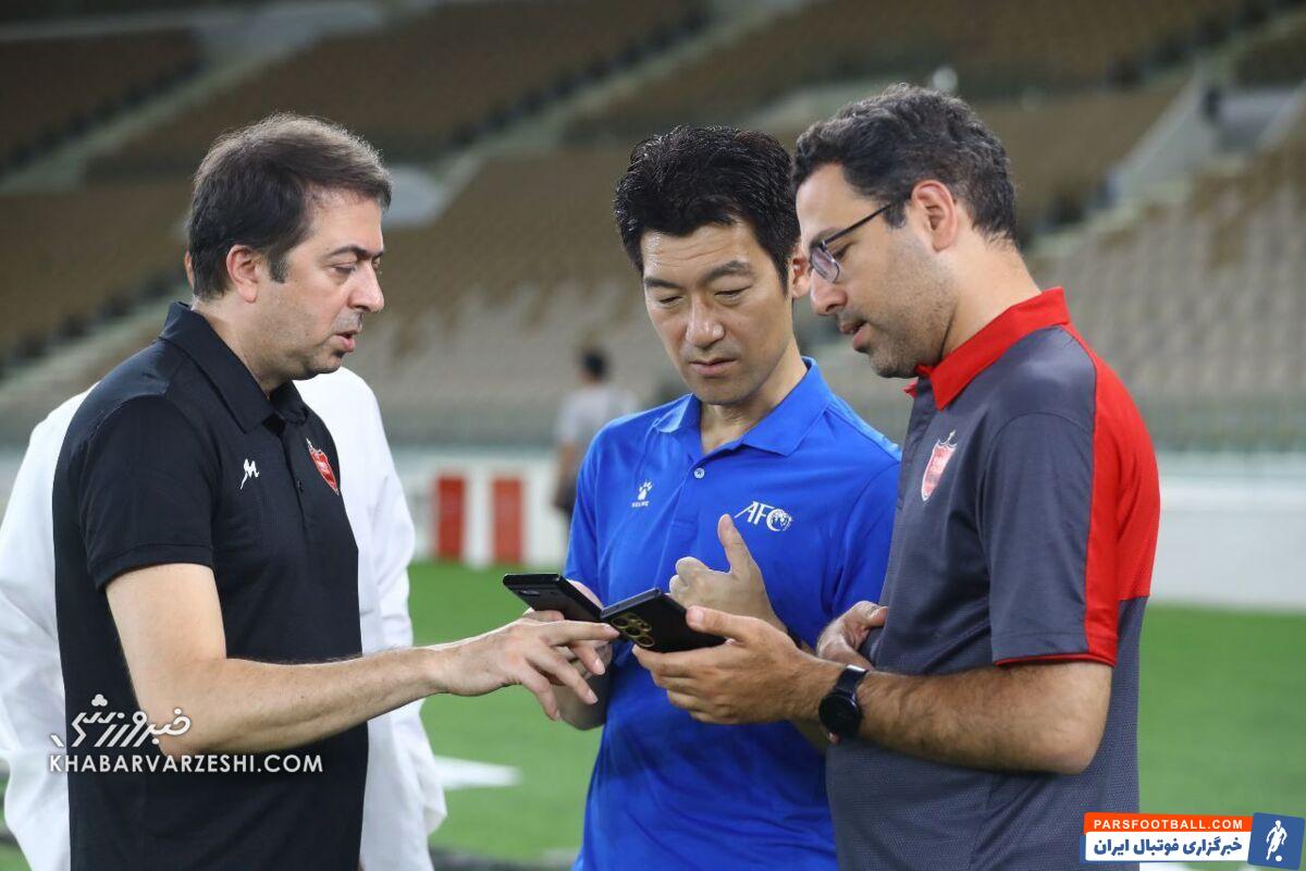 نخستین تمرین پرسپولیس در جده در حضور ناظر ژاپنی +عکس