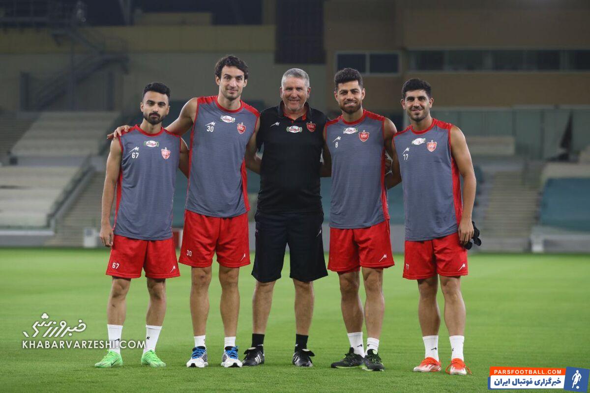 نخستین تمرین پرسپولیس در جده در حضور ناظر ژاپنی +عکس