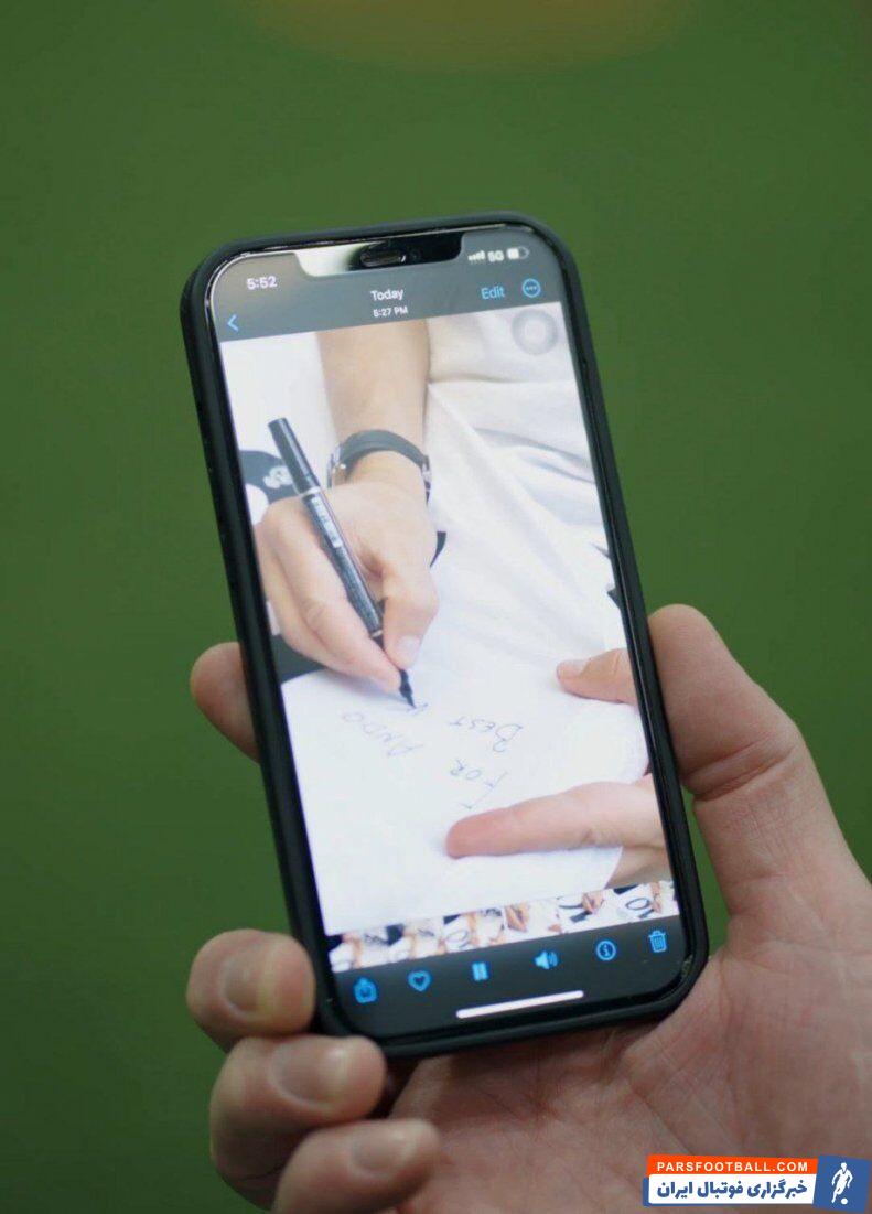 کادوی جذاب لوکا مودریچ برای آندو تیموریان +عکس