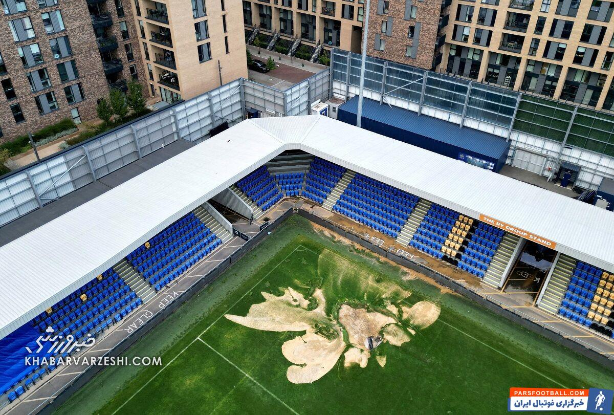 یک ورزشگاه در انگلیس زیر آب رفت!/ ۱۹ روز خبری از فوتبال در این استادیوم نیست