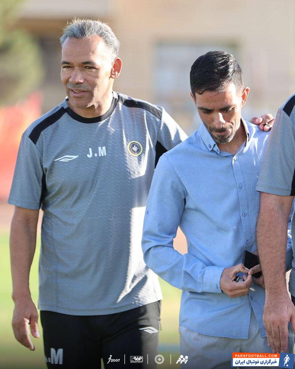 عکس| حضور کاپیتان سابق سپاهان در تمرینات این تیم