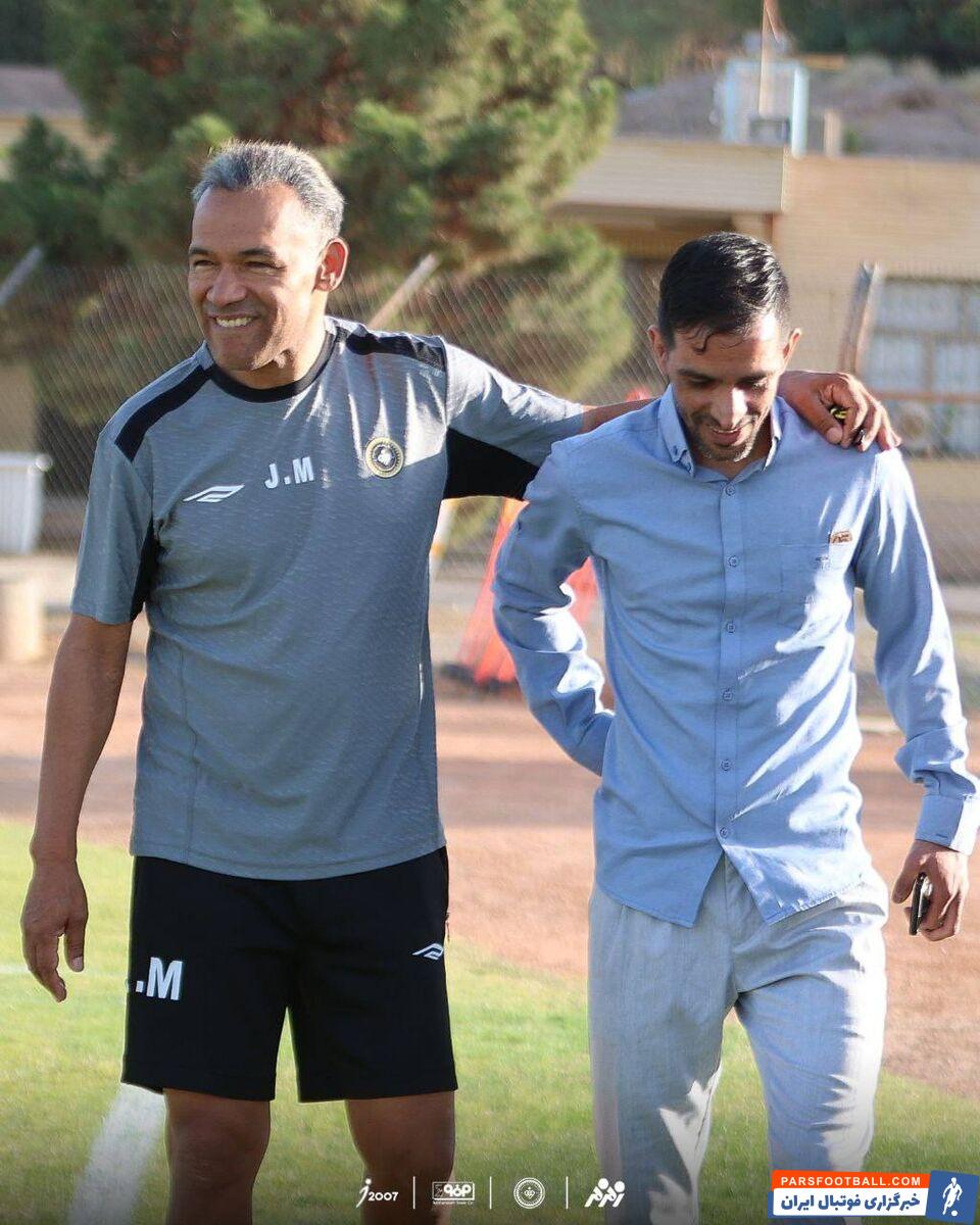 عکس| حضور کاپیتان سابق سپاهان در تمرینات این تیم