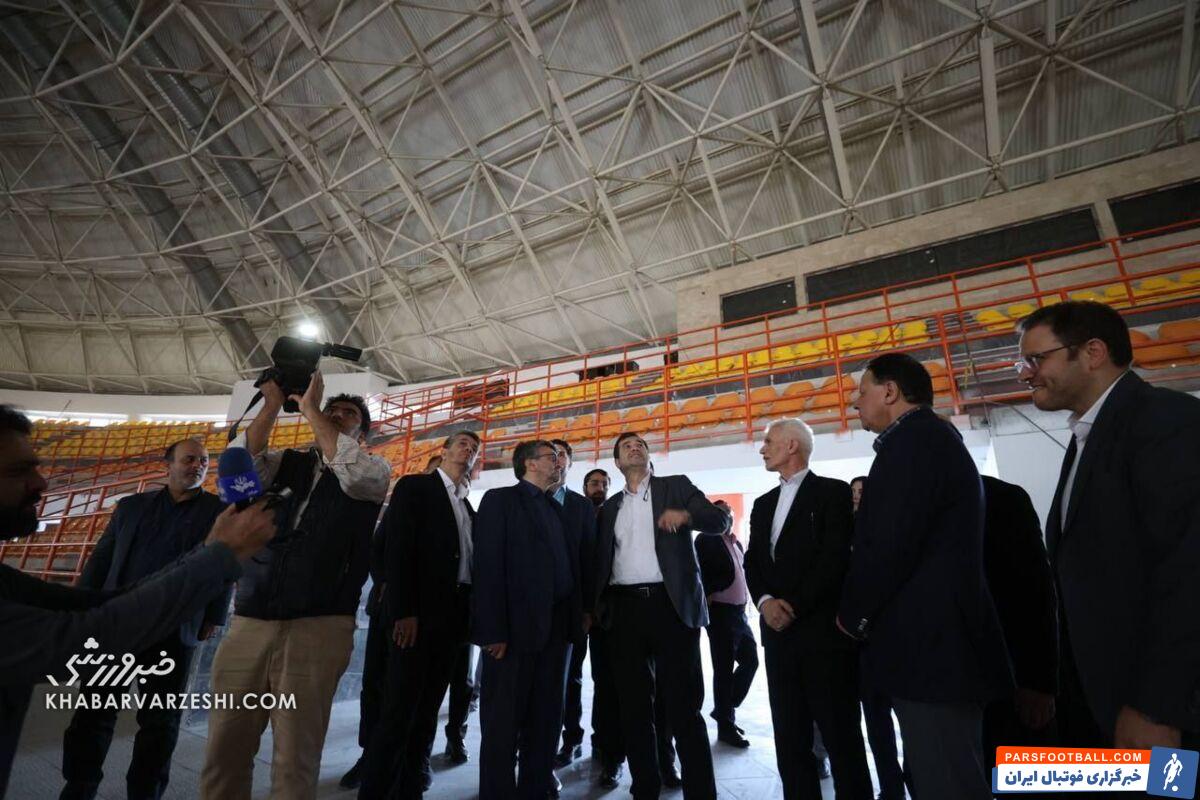 محل میزبانی استقلال و پرسپولیس در لیگ نخبگان آسیا رصد شد/ بازدید ویژه وزیر ورزش از ورزشگاه ثامن +عکس