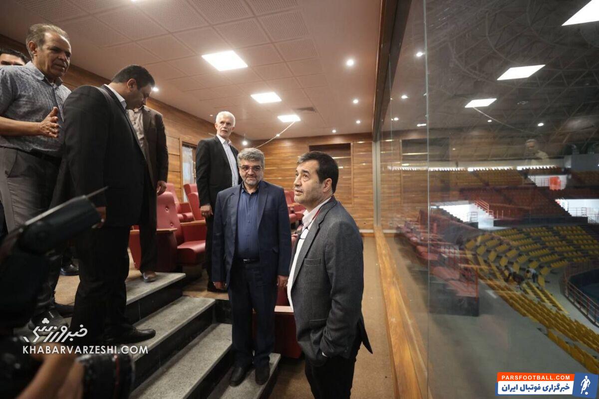 محل میزبانی استقلال و پرسپولیس در لیگ نخبگان آسیا رصد شد/ بازدید ویژه وزیر ورزش از ورزشگاه ثامن +عکس