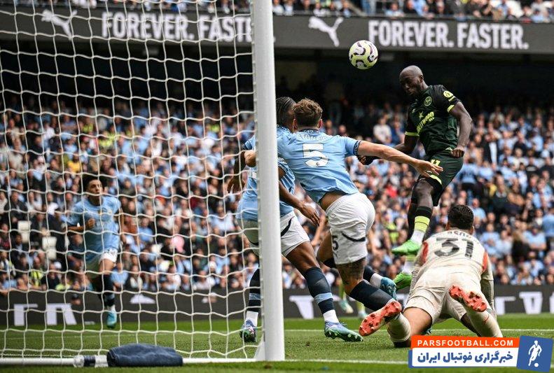 منچسترسیتی ؛ گل دقیقه اول برنتفورد به منچسترسیتی در ورزشگاه الاتحاد