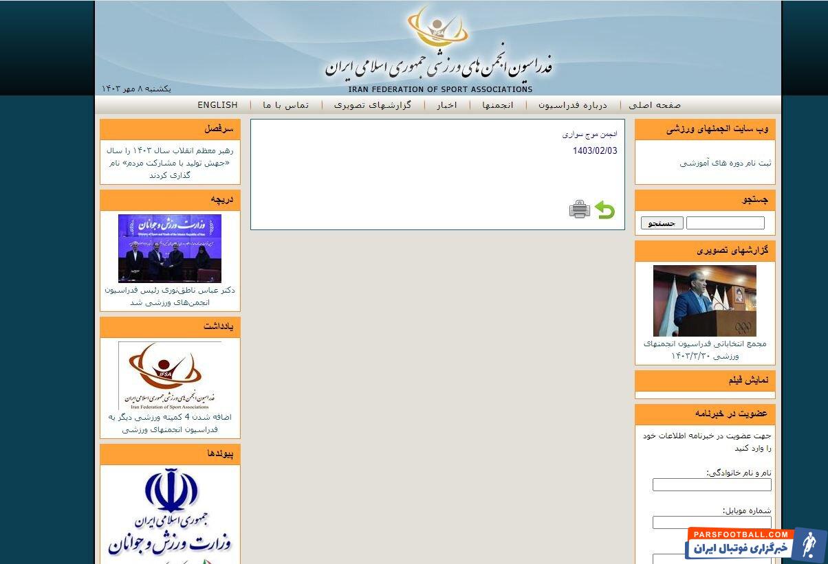 عدم اطلاع رسانی در مورد نتایج جهانی تیم ملی موج‌سواری!