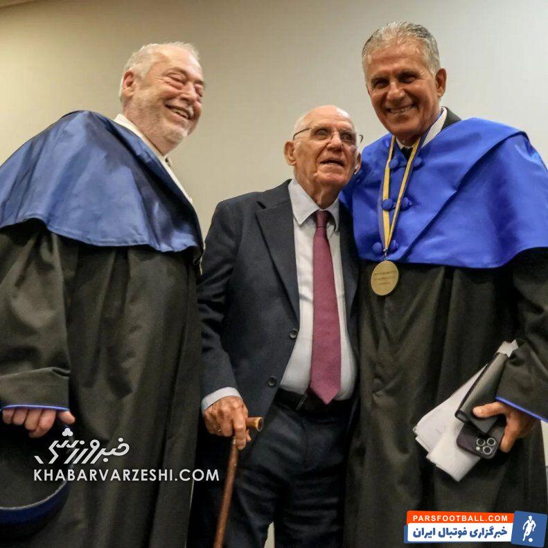 عکس| قاب‌هایی جذاب از روزی که کیروش دکتر شد