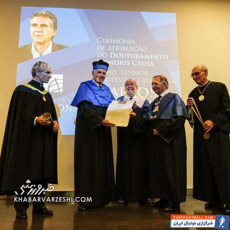 عکس| قاب‌هایی جذاب از روزی که کیروش دکتر شد