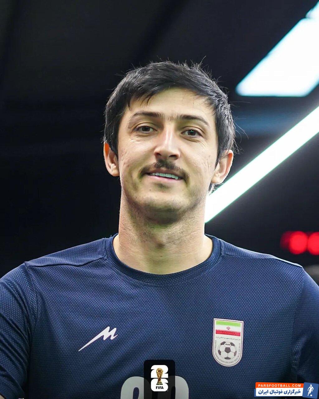 تیم ملی ؛ سردار آزمون از ظاهر جدید خود رونمایی کرد