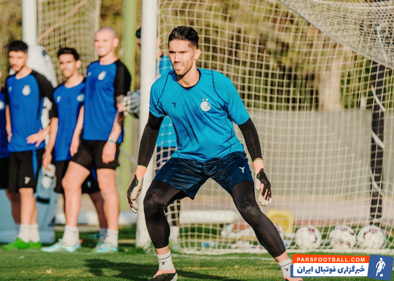 استقلال ؛ سید حسین حسینی با انگیزه بالا در تمرین استقلال