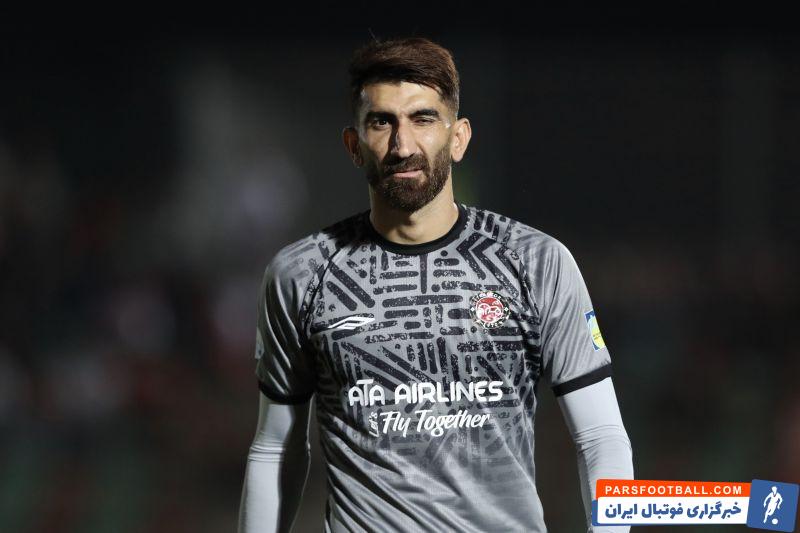 تراکتور ؛ علیرضا بیرانوند با انگیزه بالا در تمرین تراکتور