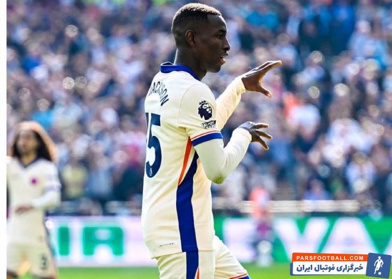 چلسی ؛ شادی گل نیکلاس جکسون هاجم چلسی به تقلید از مایکل جکسون