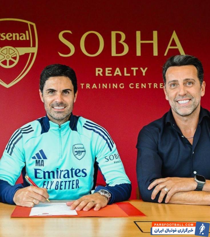 آرتتا ؛ میکل آرتتا قرارداد با آرسنال را تا 2027 تمدید کرد