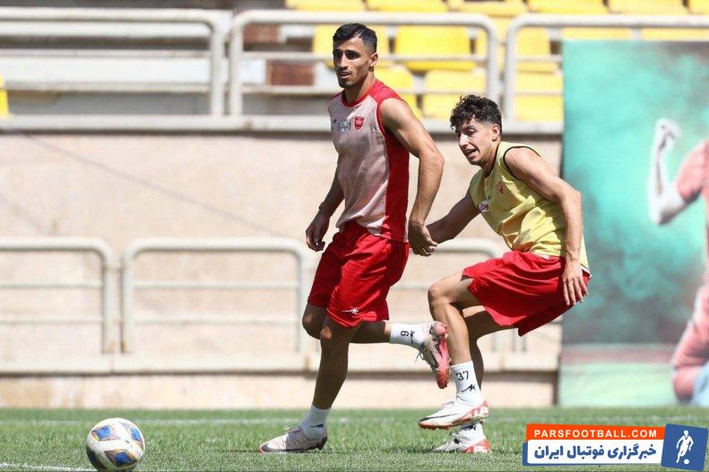 پرسپولیس ؛ علی علیپور با انگیزه بالا در تمرین پرسپولیس