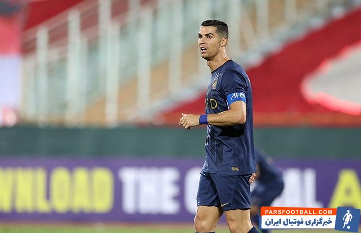 پرسپولیس ؛ بنر نصب شده از رونالدو با شلوار کُردی در قلعه حسنخان