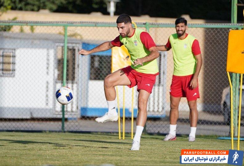 جهانبخش ؛ علیرضا جهانبخش با انگیزه بالا در تمرین تیم ملی 