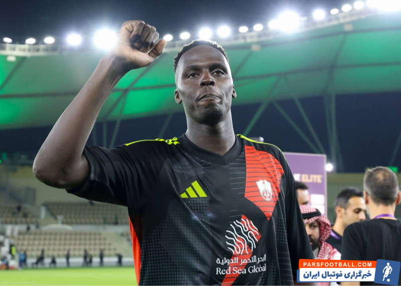 مندی ؛ خوشحالی ادواردو مندی گلر الاهلی از برد برابر پرسپولیس 