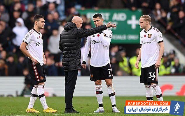 رونالدو : تن هاخ باید تغییر کند و مدام نگوید که توان قهرمانی در لیگ برتر را ندارد