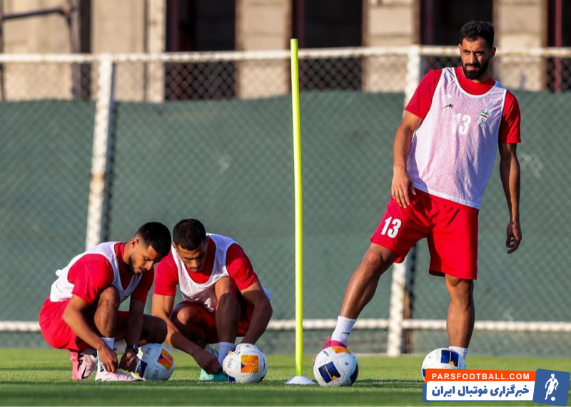 نعمتی ؛ علی نعمتی ستاره فولاد با انگیزه بالا در تمرین تیم ملی