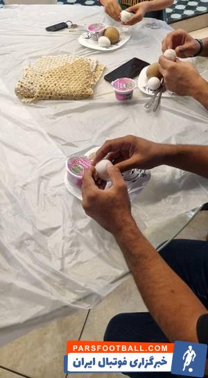 آماده شدن رکابزنان برای قهرمانی با سیب زمینی و تخم مرغ