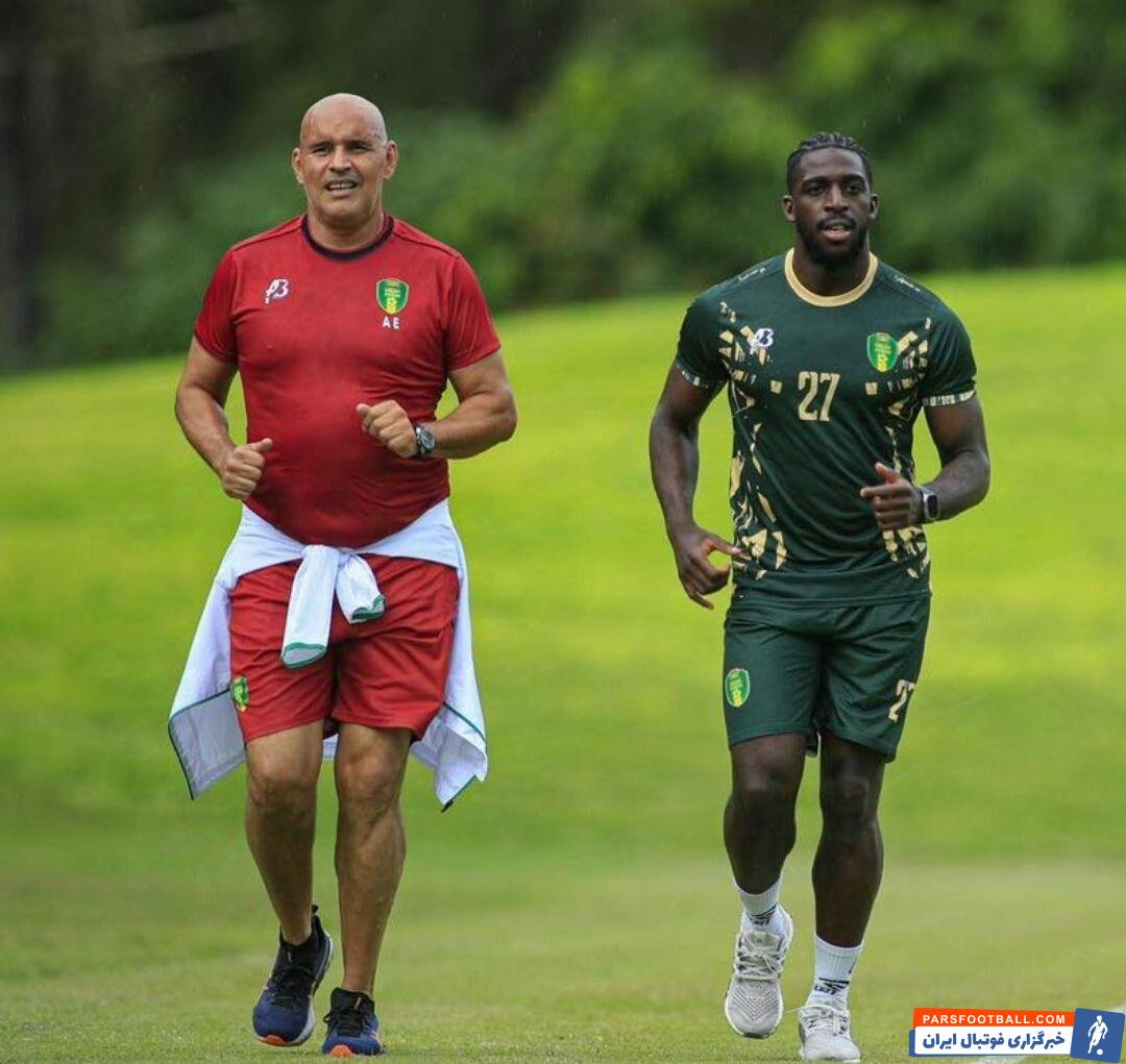عکس| حضور ابوبکر کامارا در تمرینات تیم ملی موریتانی