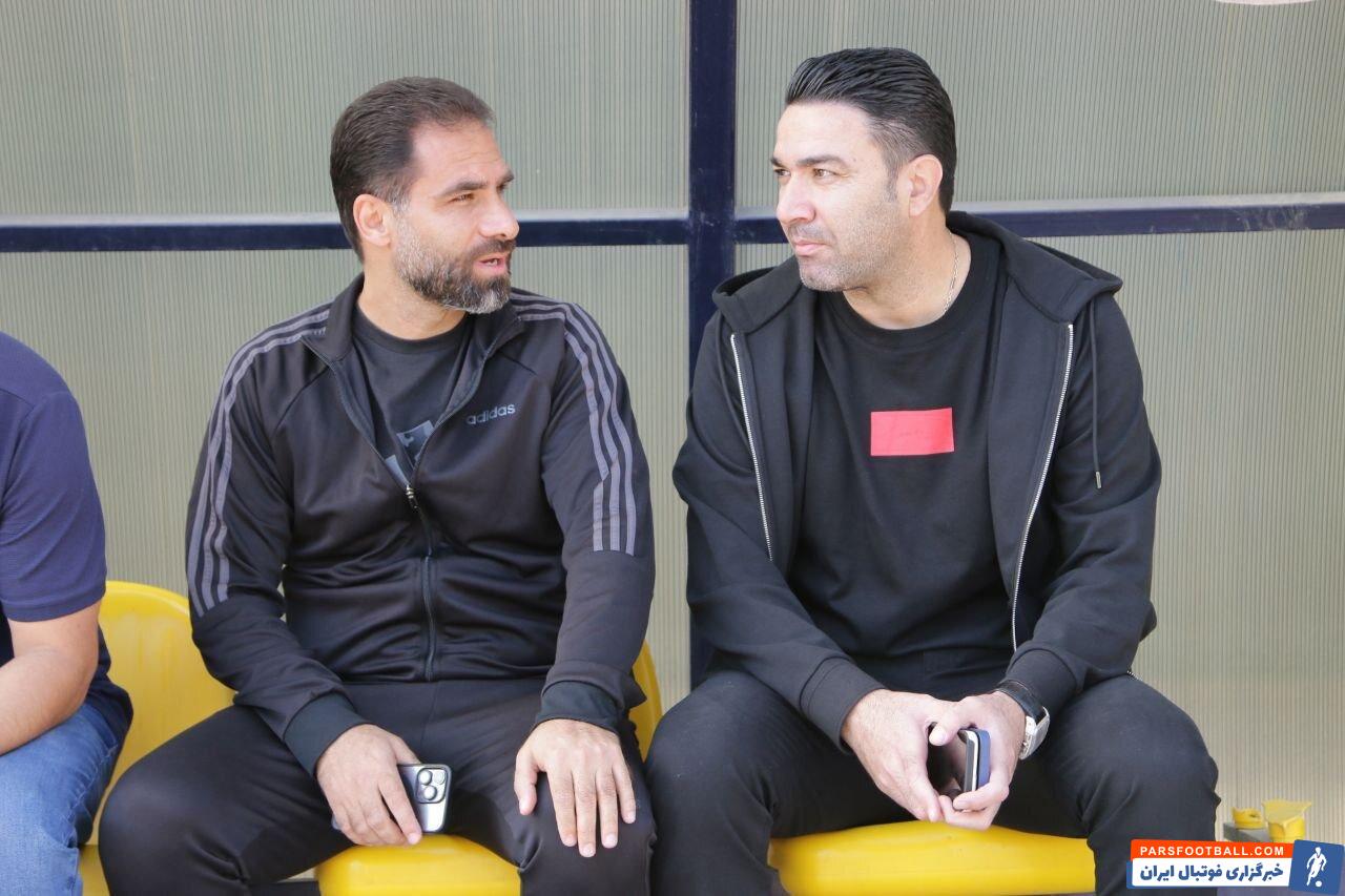 حضور جواد نکونام سرمربی سابق استقلال به عنوان مهمان ویژه تیم سایپا