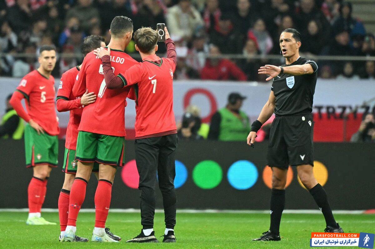 وقتی رونالدو از جیمی جامپ محافظت می‌کند! +تصاویر