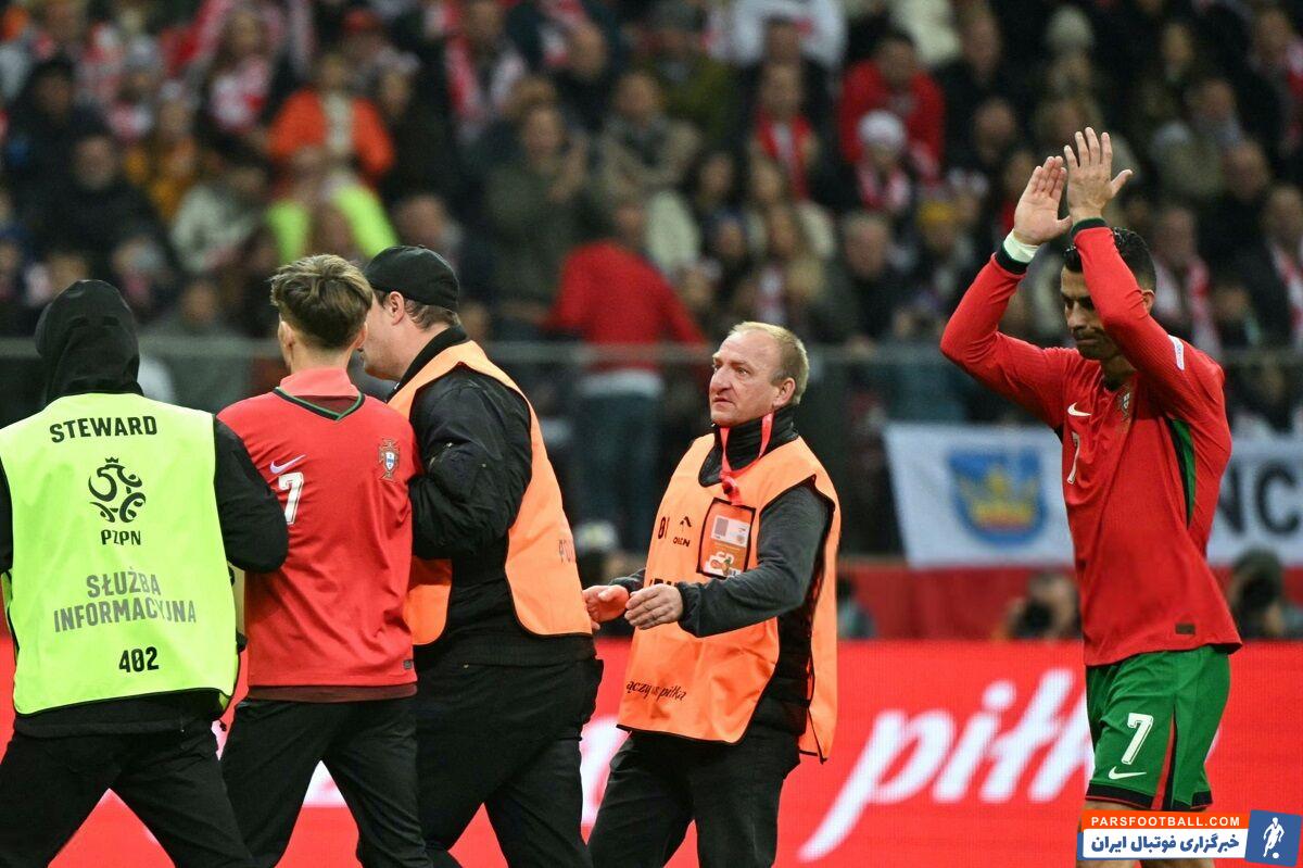 وقتی رونالدو از جیمی جامپ محافظت می‌کند! +تصاویر