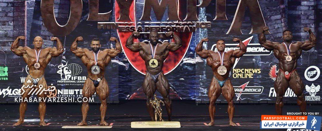 عکس یادگاری استیج پایانی مسترالمپیا با حضور هادی چوپان