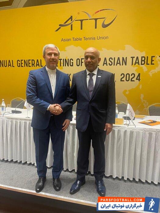 قارداشی یک بار دیگر عضو هیات رئیسه فدراسیون جهانی تنیس روی میز شد