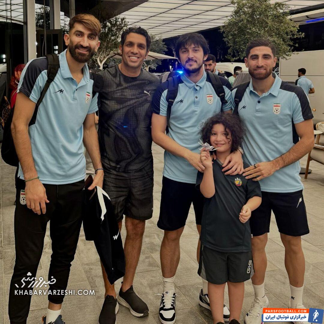 عکس| زننده گل قهرمانی پرسپولیس در اردوی تیم ملی