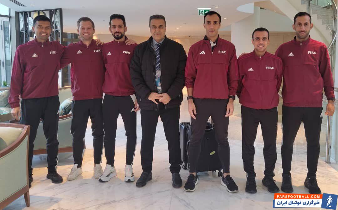 یک ایرانی در تیم داوری بازی اردن و عمان +عکس
