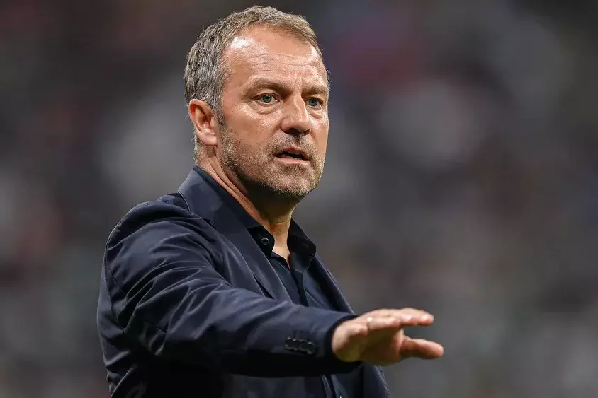 فلیک ؛ تصویری از ژاوی در کنار هانسی فلیک سرمربی بارسلونا