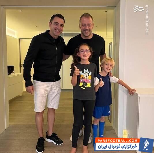 ژاوی با فلیک ملاقات کرد +عکس