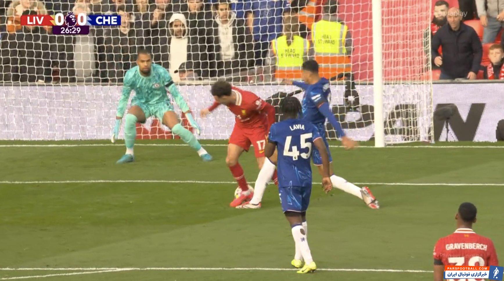 پنالتی لیورپول مقابل چلسی