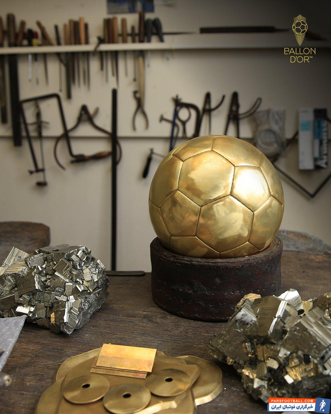 فرانسه ؛ تصویری از آماده سازی توپ طلای 2024