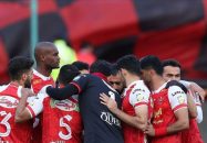 حضور اوستون ارونوف در تمرینات پرسپولیس در الغرافه