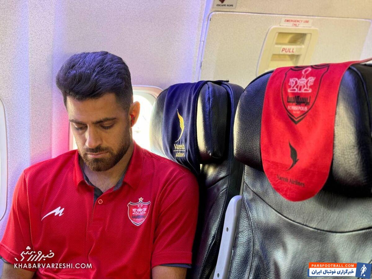 تصاویر| چهره‌های مغموم بازیکنان پرسپولیس در بازگشت به ایران