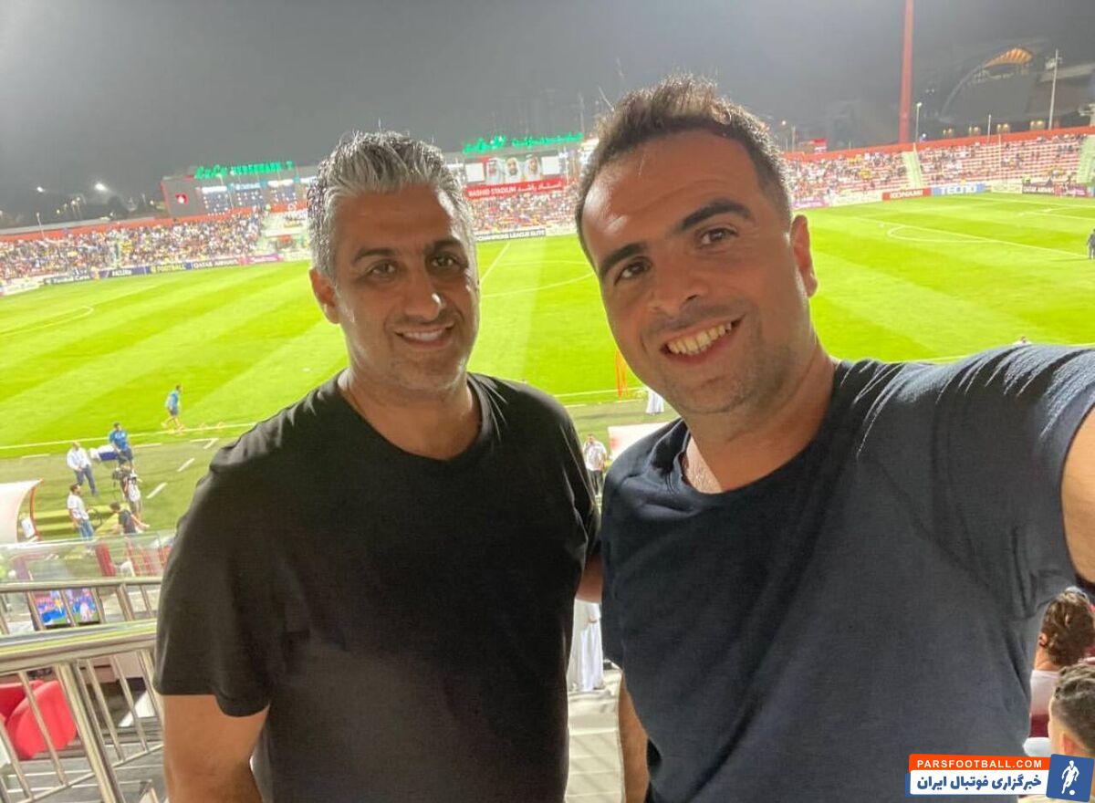 عکس| تماشاگران ویژه استقلال - النصر؛ از مجیدی بگیرید تا ۲ آقای گل لیگ برتر!