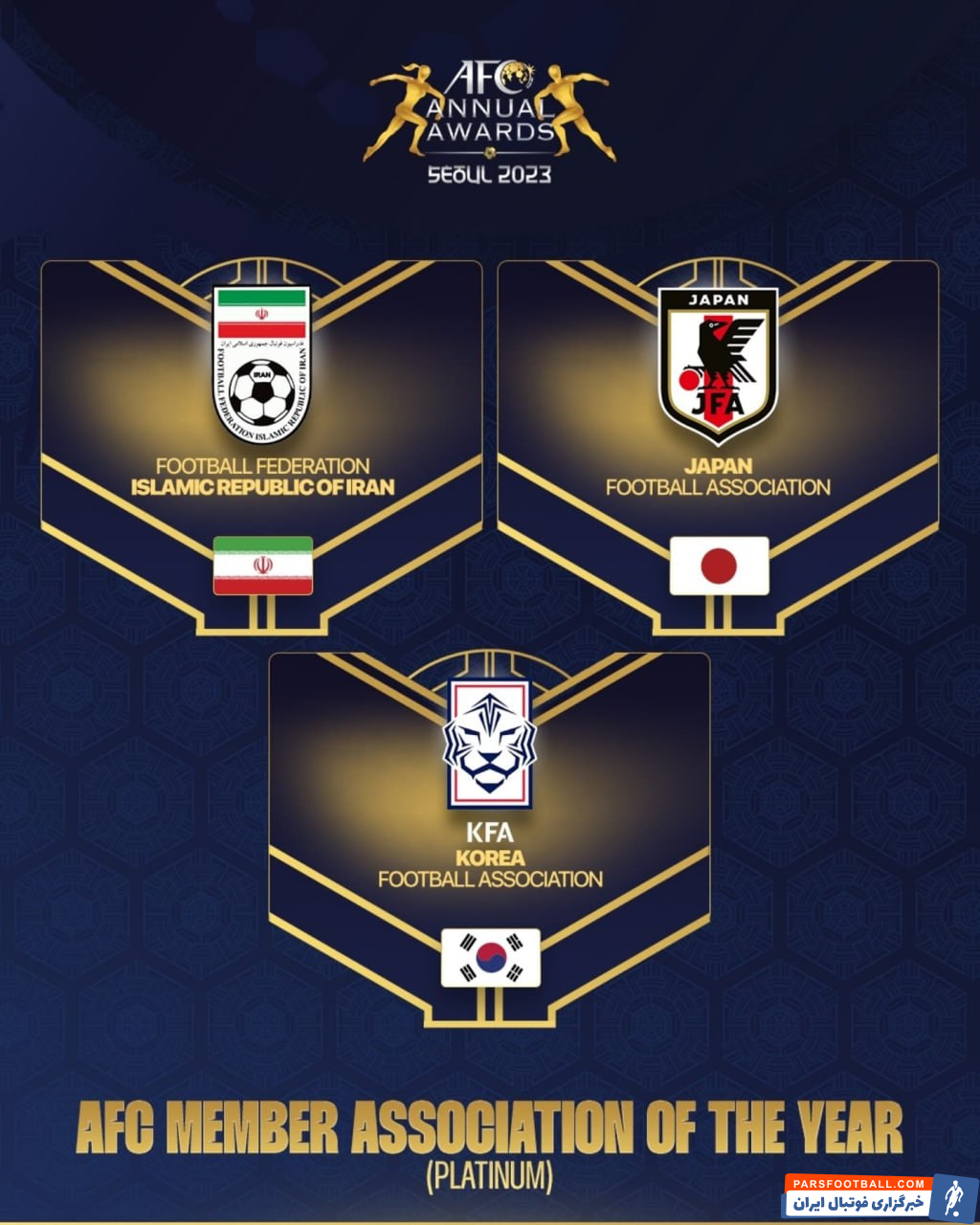 احمدعباسی بهترین بازیکن فوتسال آسیا شد؛ ژاپن بالاتر از ایران برترین فدراسیون فوتبال