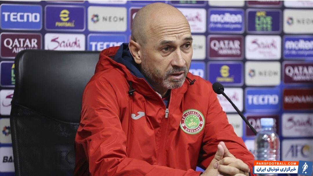 آلیشر تختائف سرمربی استقلال تاجیکستان : به سپاهان تبریک می گویم