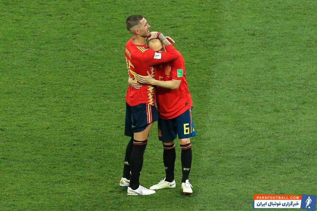 راموس : اینیستای عزیز فوتبال و من بسیار دلتنگ تو خواهیم شد