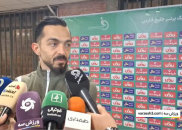 محمدامین رضایی دروازه بان شمس آذر قزوین : پرسپولیس را کامل بسته بودیم