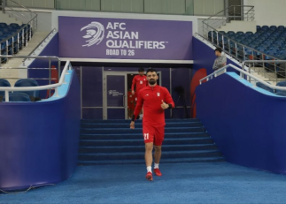 نورافکن ؛ عملکرد خوب امید نورافکن در پست دفاع چپ در دیدار برابر ازبکستان