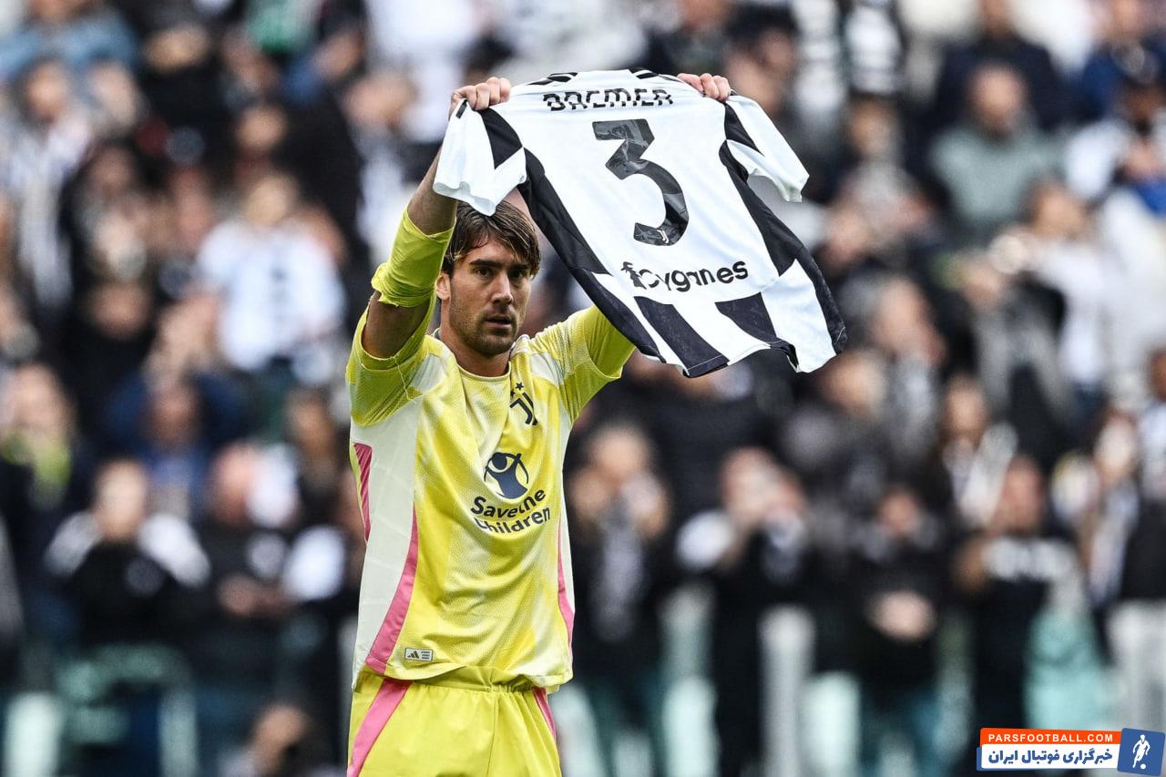 یوونتوس ؛ خوشحالی گل ولاهوویچ مهاجم یوونتوس برابر کالیاری با پیراهن گلیسون برمر