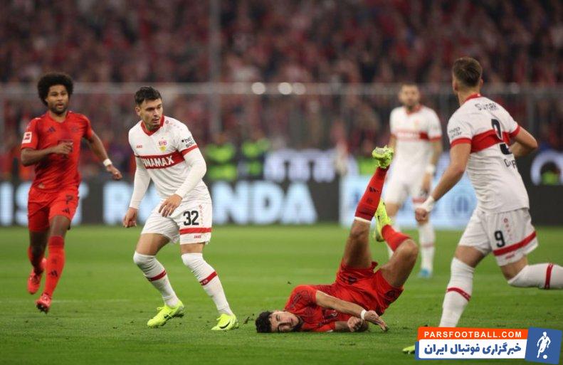 پاوولوویچ ؛ تصاویری از الکساندر پاولوویچ بازیکن بایرن مونیخ پس از عمل کتف